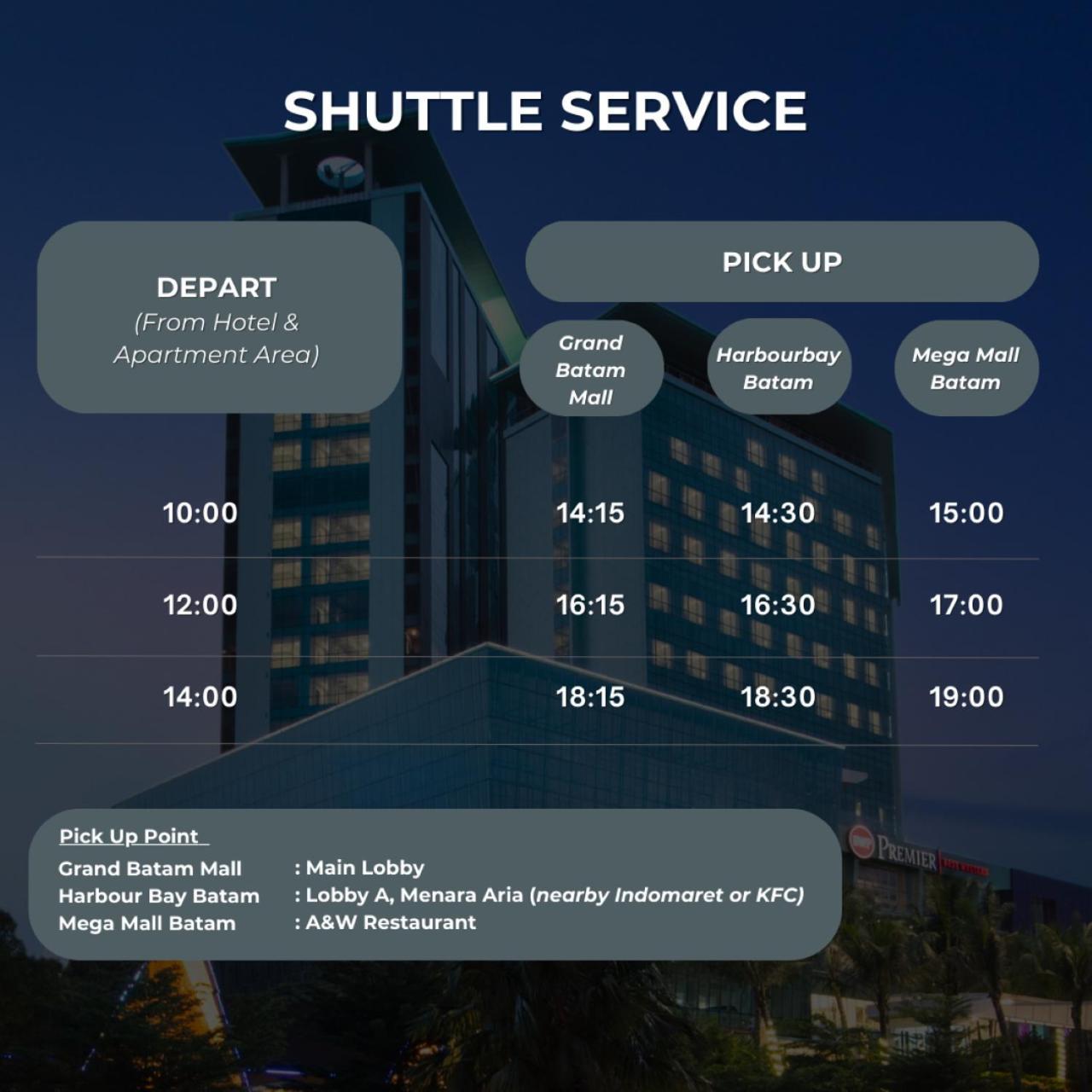 Panbil Residence Serviced Apartment Batam Luaran gambar